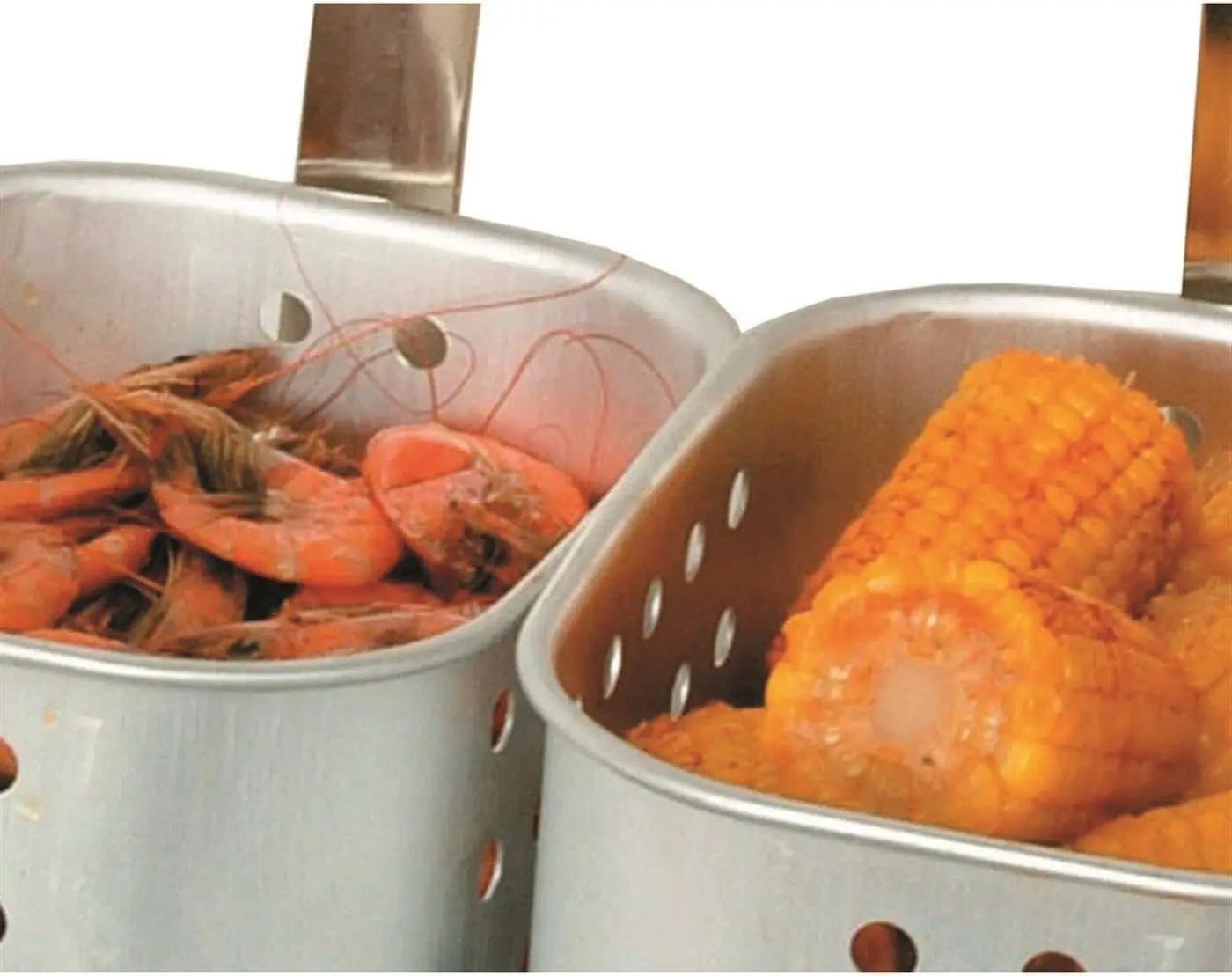 16-Inch Propane Outdoor Cooker with Aluminum Pan and 2 Frying Baskets, Multicolor