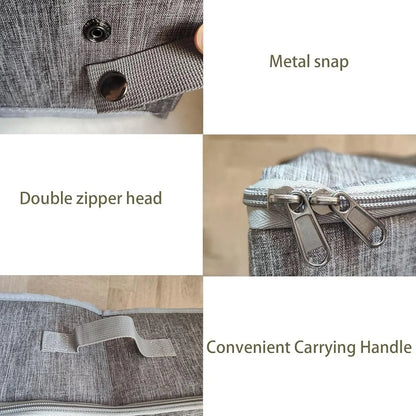 Lightweight Travel Litter Box Cats Foldable Design Leak Proof Portable K