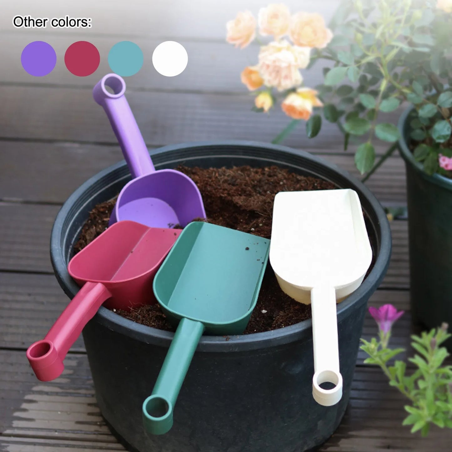 Thickened Plastic Spatula  Cat Litter Spatula Balcony Gardening Shovel Gardening Tool