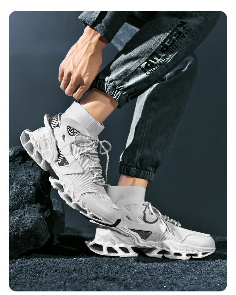 Men's Breathable Walking Tennis Running Shoes Blade Fashion Sneakers