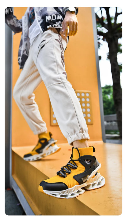 Men's Breathable Walking Tennis Running Shoes Blade Fashion Sneakers