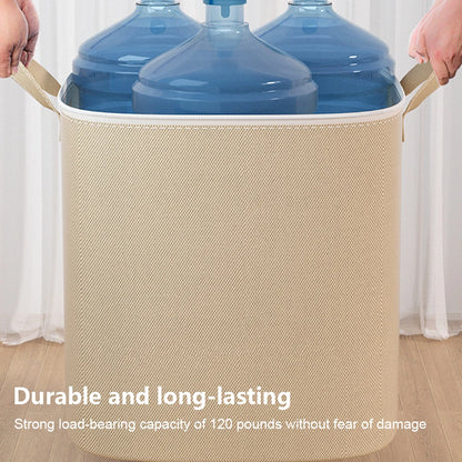 110/140L Clothes Storage Bag Foldable, with Zipper and Reinforced Handles for Clothing Comforter Blanket Bedding