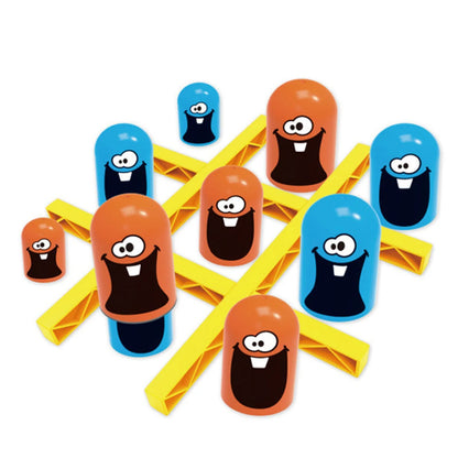 Tic Tac Toe Big Eat Small Gobble Board Game Parent-Child Interactive Educational Toys For Kids Christmas Gifts Tic Tac Toe Game