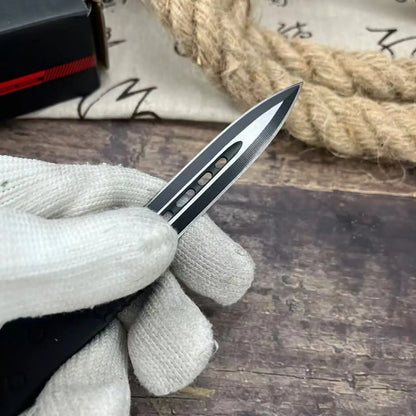 Hunting Pocket Knife 440C Blade Zinc Alloy Handle Utility Outdoor Knives