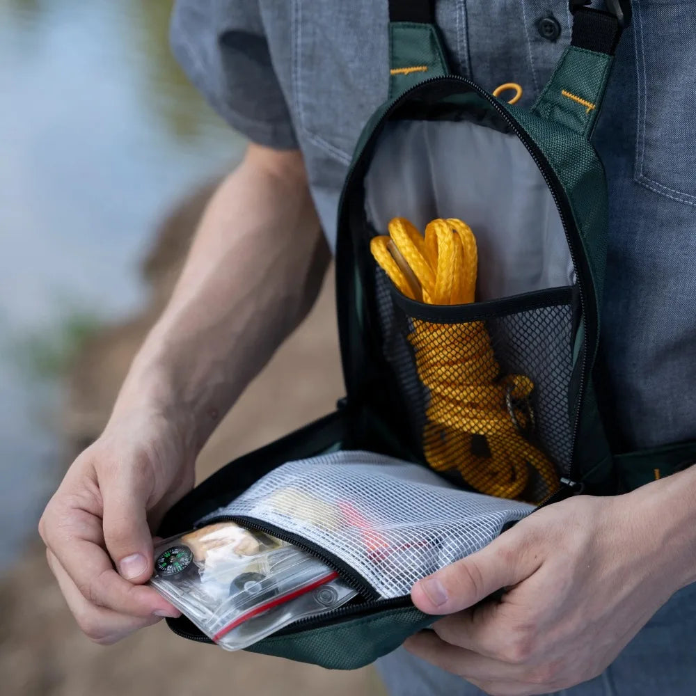 Fly Fishing Gear Bag Chest Bag, Small Soft Surface