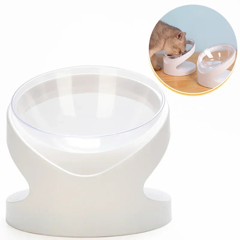 Cat Bowl High Foot Dog Bowl Neck Protector Water Bowl Anti-overturning