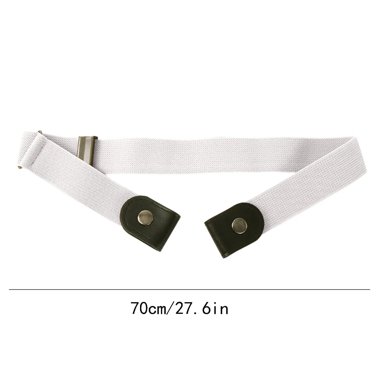 Elastic Belt Without Buckle Canvas Women Belt Stretch