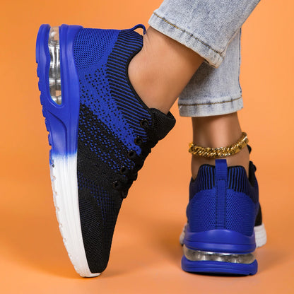 Women's running shoes, lightweight mesh, breathable and comfortable flat soft tennis shoes, blade sports shoes for women