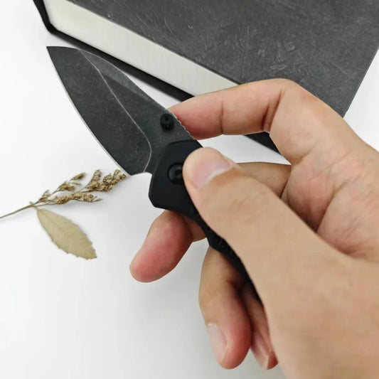 Portable Pocket Knife Steel Blade Nylon Fiber Handle Outdoor Camping Survival Tactics Hunting Knife Gift