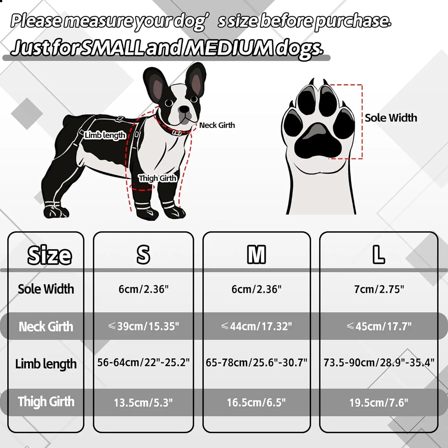 Outdoor Walking Dog Boot Leggings for Small Medium Large Dogs Suspender Boots Waterproof