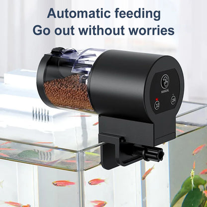 Automatic Fish Tank Feeder Large Capacity Timer Food Dispenser