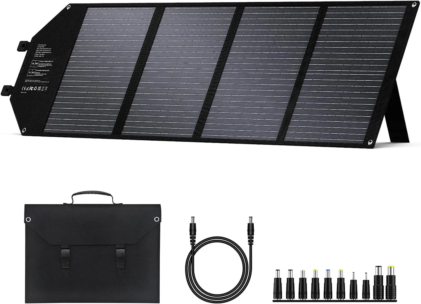 Foldable Solar Panel 100W/60W/40W Portable Waterproof Solar Charger with USB DC Output