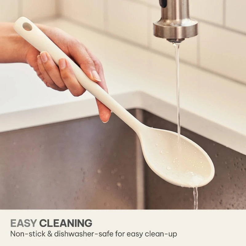 12-Piece Silicone Cooking Utensil Set, Durable and Stylish for Use with Non-Stick Cookware