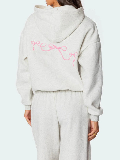 Women s 2 Piece Stylish Outfits Long Sleeve Sweatshirt Solid Color Jogger for Casual Wear