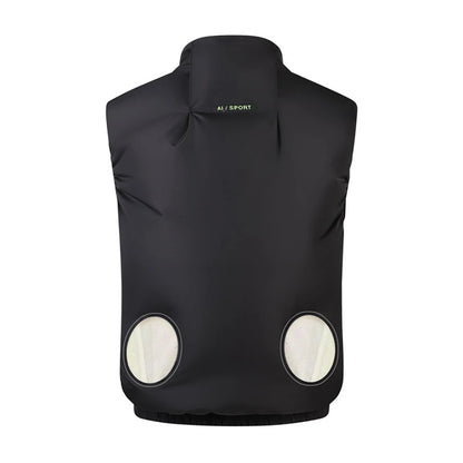 Summer Sport Fan Air Condition Cool Man Woman Outdoor Vest Clothes Jacket Sun Windbreaker Fishing