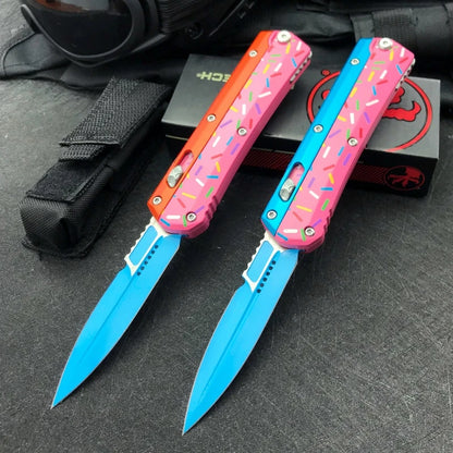 Practical Folding Knife Zinc Alloy Handle Hunting Combat Multi-functional Knives