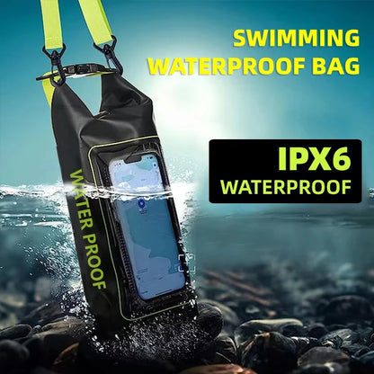 2L Waterproof Bag Outdoor Phone Touch Screen Storage