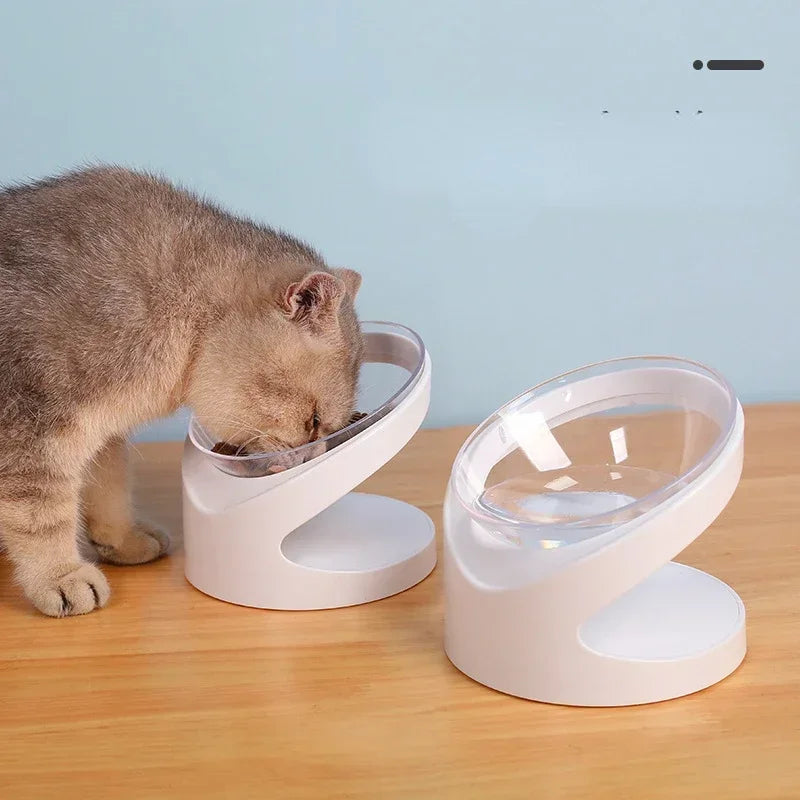 Cat Bowl High Foot Dog Bowl Neck Protector Water Bowl Anti-overturning