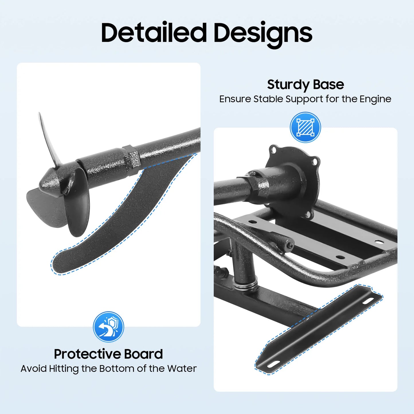 420cc Outboard Motor  9.0kW 3600rpm Four-stroke for Small Boats of 9.84-19.69ft