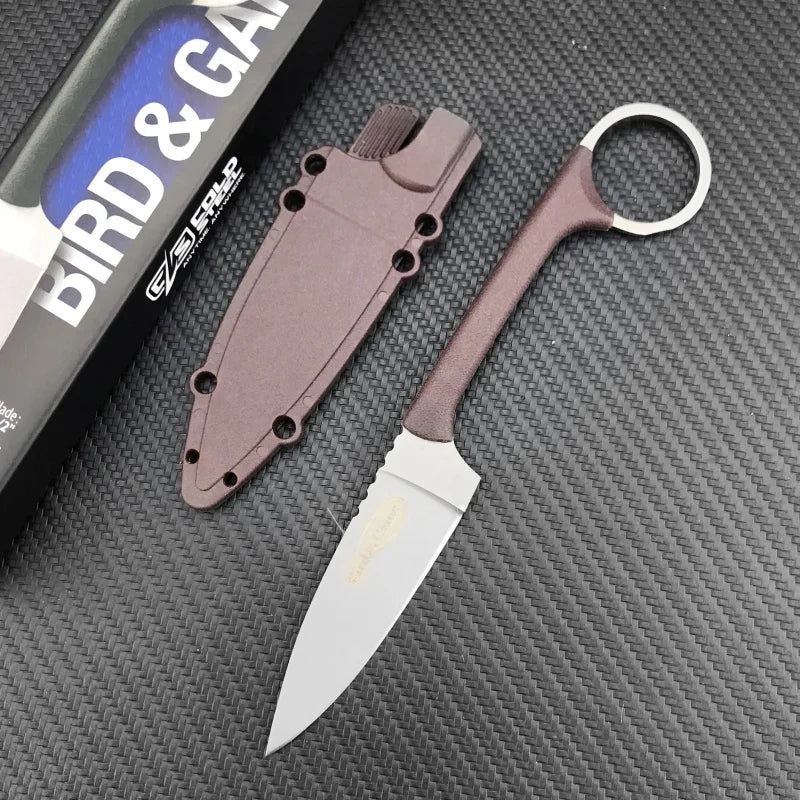 Straight Knife Nylon Handle Blade Sharp Cutting Multi-functional Camping Tool