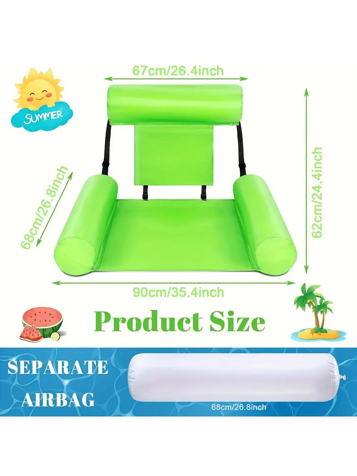 1 Packs Pool Floats Chair For Adult