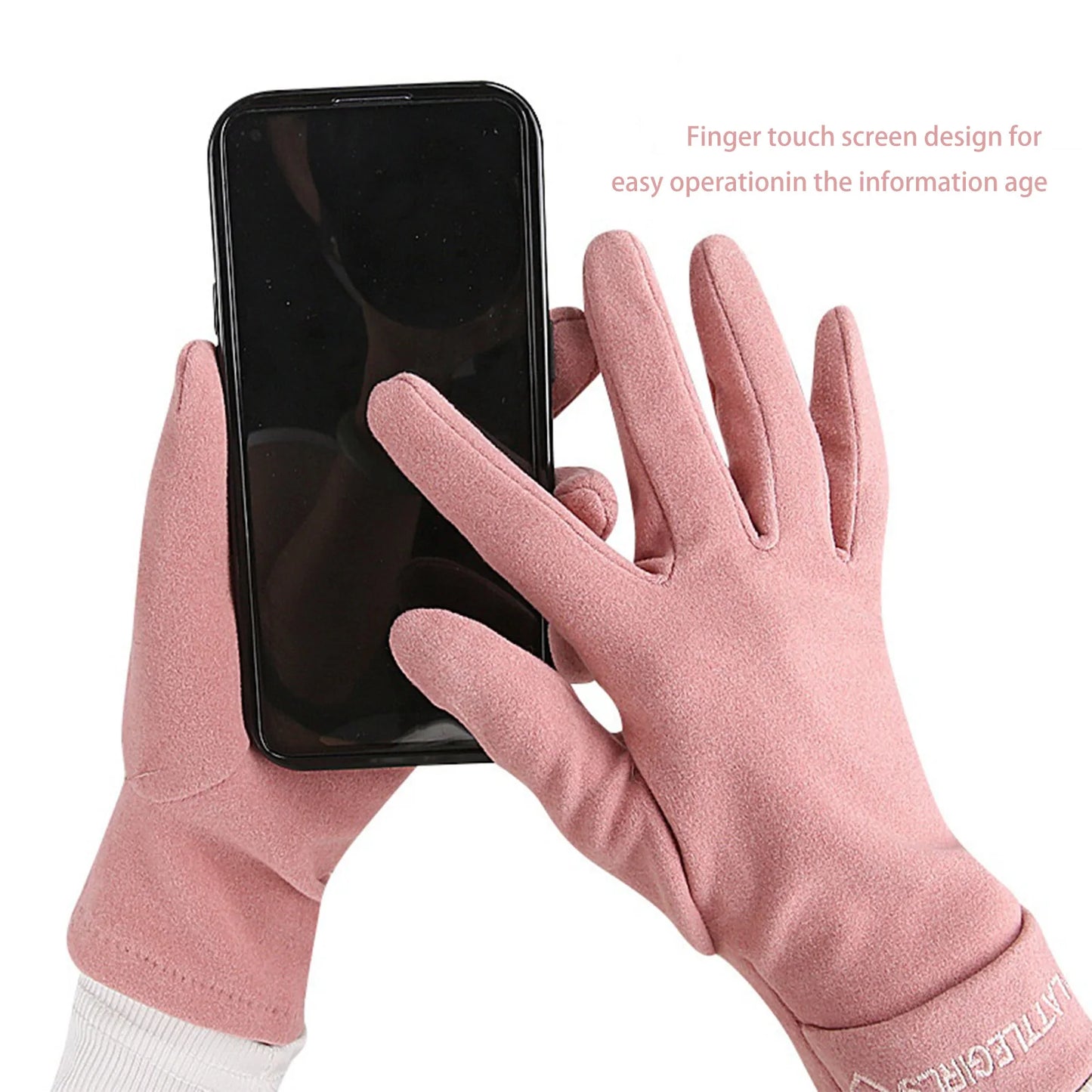 Women's Winter Warm Gloves Touchscreen Texting Thick Thermal Snow Gloves Suitable for Outdoor Work Driving MIAO