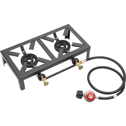 Double Burner Propane Stove Portable Gas Stove