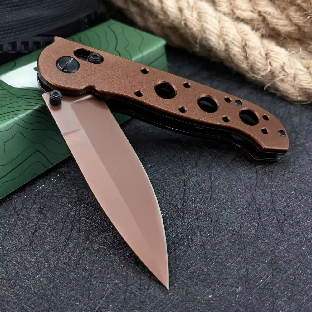 Daily Carry Pocket Knife D2 Steel Blade Nylon Fiber Handle Outdoor Camping Survival Tactics EDC Hunting Knife Men's Gift