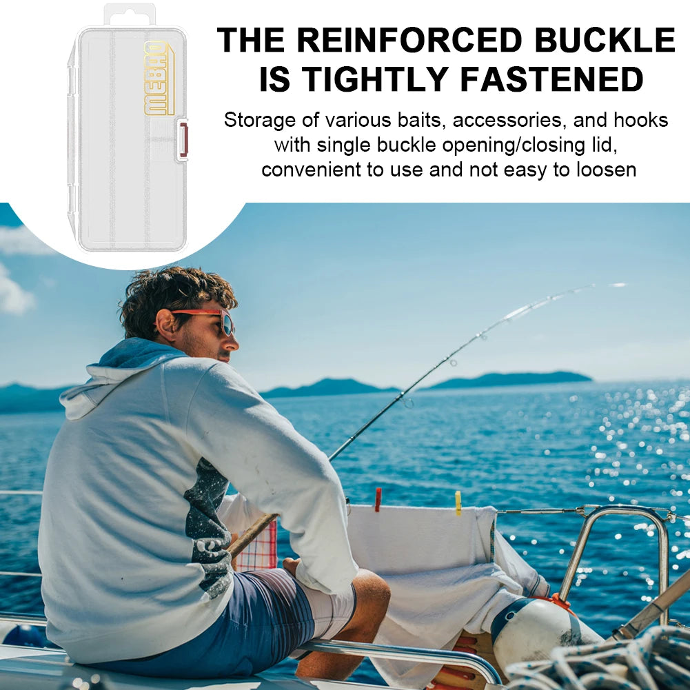 Fishing Tackle Box Large Capacity Waterproof Hook Storage Lure Bait Tray