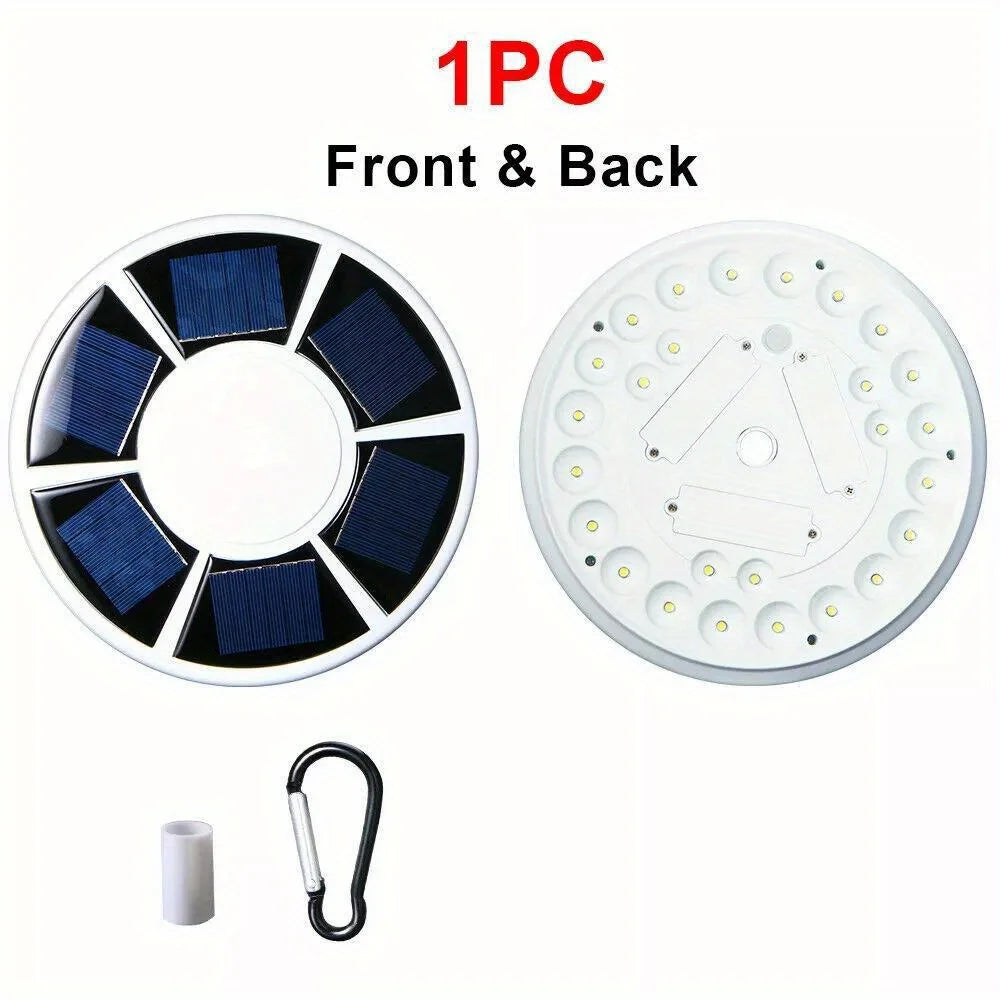 Outdoor Solar Lights: Ideal for Flagpoles, Camping Tents, Gardens, Umbrella Tops - Waterproof & Durable