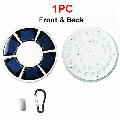 Outdoor Solar Lights: Ideal for Flagpoles, Camping Tents, Gardens, Umbrella Tops - Waterproof & Durable