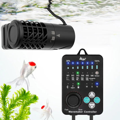 NEW - Aquarium Wave Maker Magnetic Cross Flow Pump with Controller