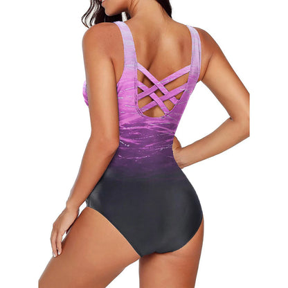 New Sexy Ladies Swimming Sporty Beach Bathing Suit  One Piece For Women